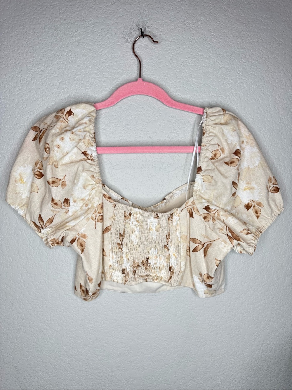 House of Harlow 1960 Floral Linen Blend Two Piece Set Size 10 Resort Coastal - Picture 6 of 12